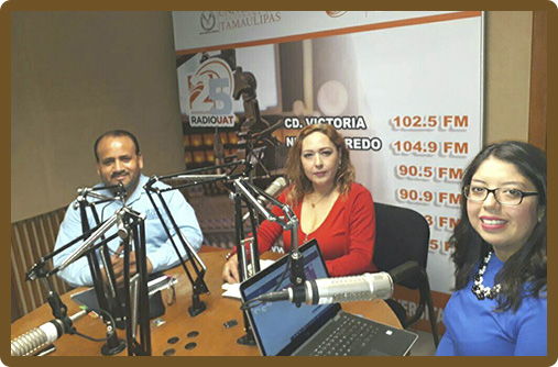 Participación en programa de radio “Punto G”