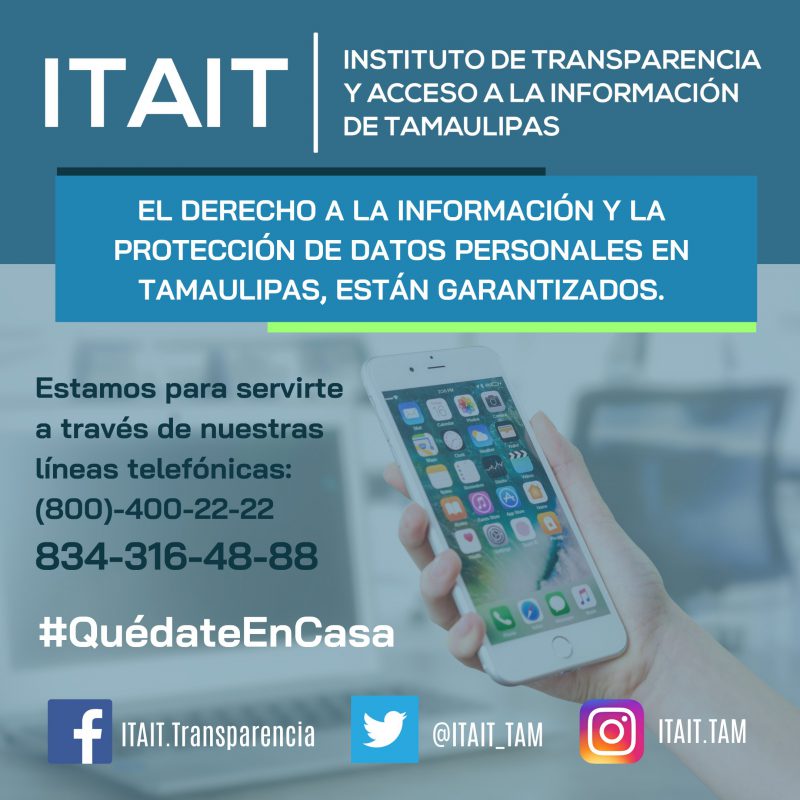 Los Derechos de Acceso a la Información y de Protección de Datos Personales están garantizados.