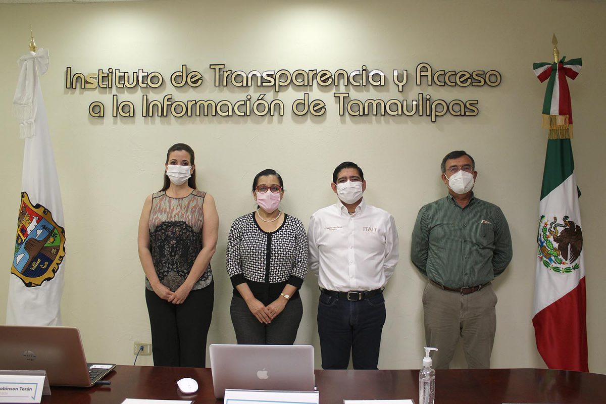 Comisionados del ITAIT se reúnen con la Presidenta de la Federación Tamaulipas de la COPARMEX