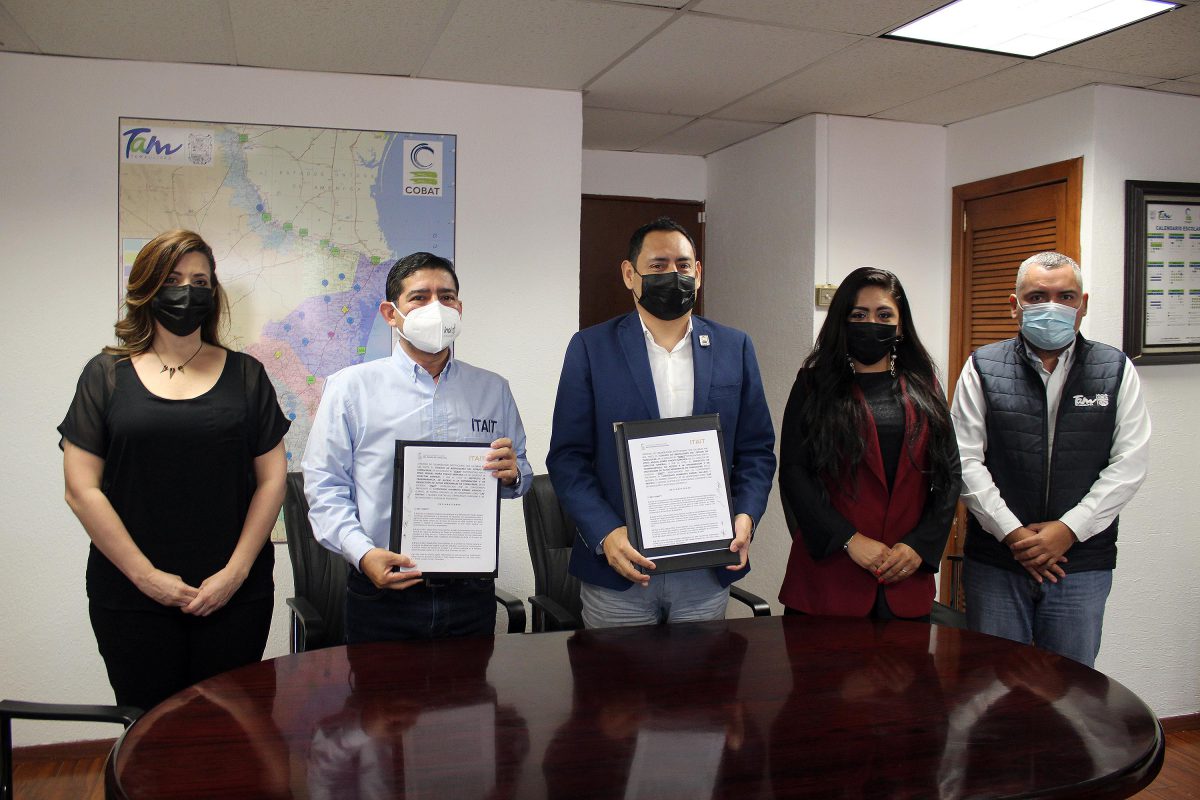 ITAIT y Colegio de Bachilleres de Tamaulipas firman convenio de colaboración para favorecer la difusión de la Cultura de la Transparencia